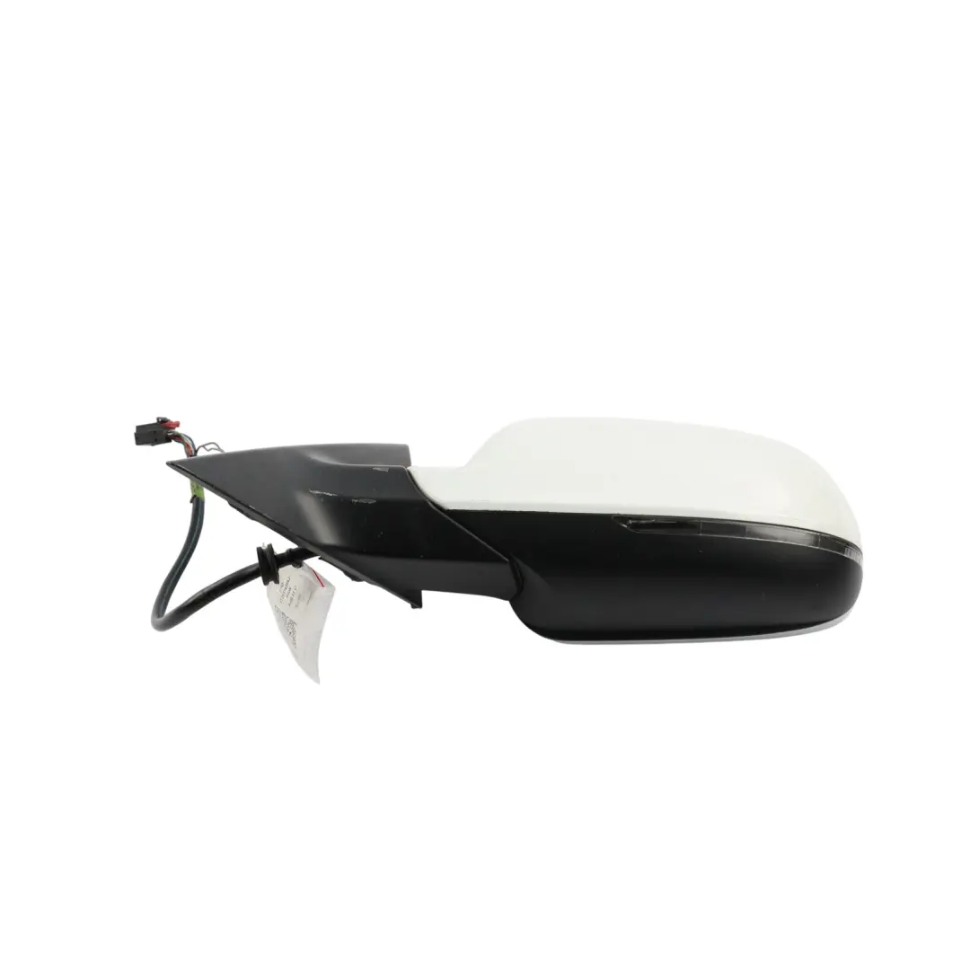 Door Wing Mirror Electric Left N/S Glacier White Pearl - S9R to Audi A5 8T with Part number 8T2857409AJ Audi A5 8T Door Wing Mirror Electric Left N/S Glacier White Pearl - S9R - SKU RHD-8T2857409AJ-MGW - Part number 8T2857409AJ