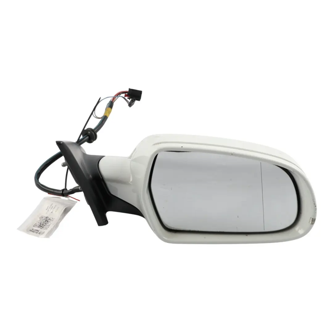 Audi A5 8T Door Wing Mirror Electric Right O/S Glacier White Pearl - S9R - SKU RHD-8T2857410AH-MGW - Part number 8T2857410AH