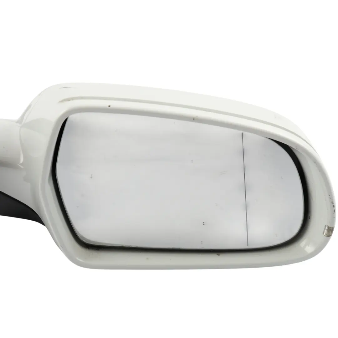 Audi A5 8T Door Wing Mirror Electric Right O/S Glacier White Pearl - S9R - SKU RHD-8T2857410AH-MGW - Part number 8T2857410AH