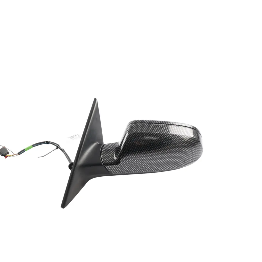 Audi A5 8T Wing Mirror Left Door N/S Ice Silver Metallic - X7W - SKU RHD-8T8857409J-ICS - Part number 8T8857409J