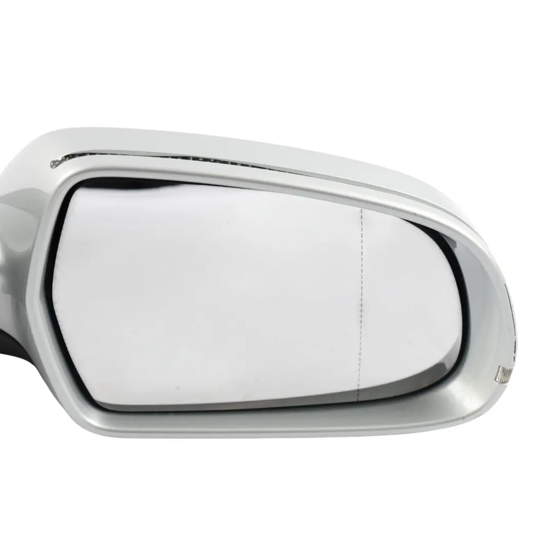 Door Wing Mirror Right O/S Ice Silver Metallic - X7W to Audi A5 8T with Part number 8T8857410J Audi A5 8T Door Wing Mirror Right O/S Ice Silver Metallic - X7W - SKU RHD-8T8857410J-ICS - Part number 8T8857410J