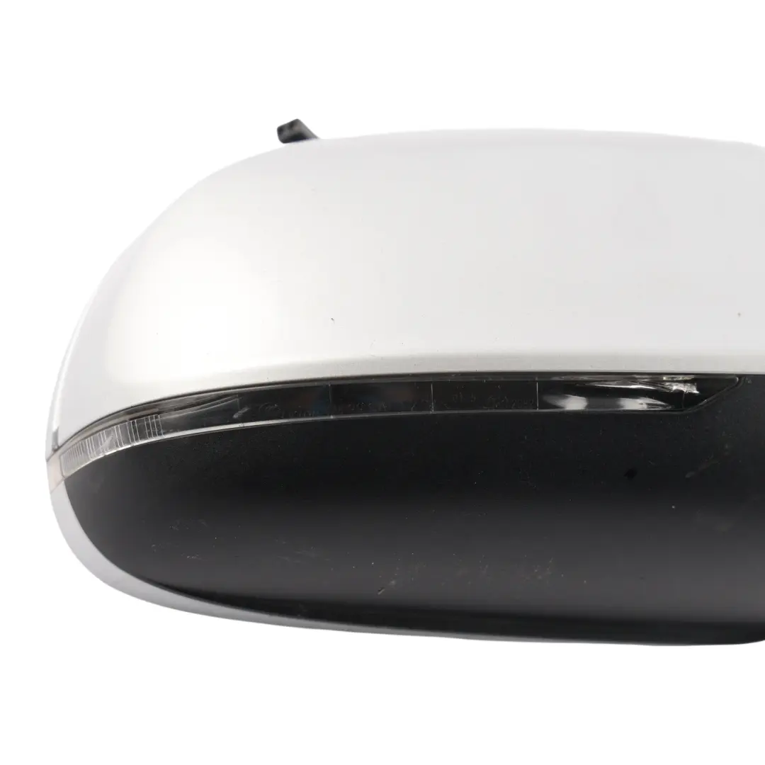 Audi A5 8T Door Wing Mirror Right O/S Ice Silver Metallic - X7W - SKU RHD-8T8857410J-ICS - Part number 8T8857410J