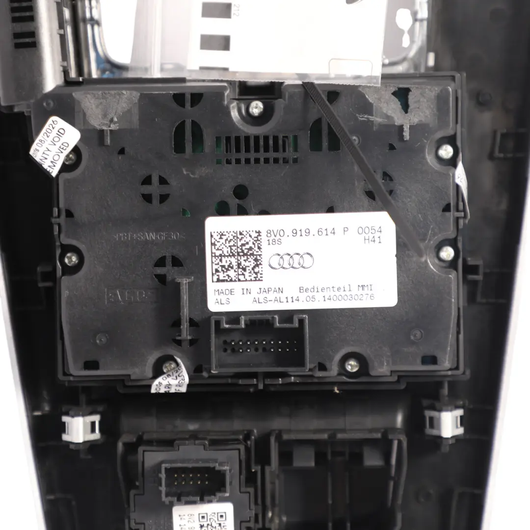Centre Console Sat Nav Multimedia Control Unit Panel to Audi A3 8V with Part number 8V0919614P Audi A3 8V Centre Console Sat Nav Multimedia Control Unit Panel - SKU RHD-8V0919614P-4 - Part number 8V0919614P
