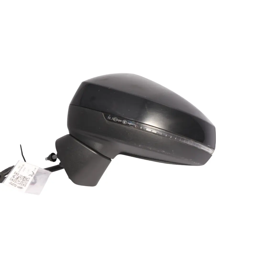 Audi A3 8V Wing Mirror Electric Door Left N/S Outside Brilliant Black - Y9B - SKU RHD-8V2857409F-BBL - Part number 8V2857409F