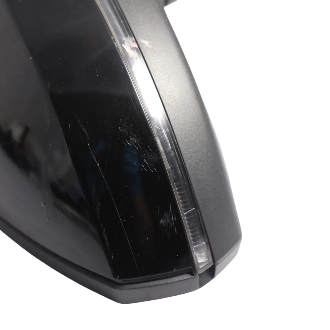 Audi A3 8V Outside Wing Mirror Electric Right O/S Outside Brilliant Black - Y9B - SKU RHD-8V2857410F-BBL1 - Part number 8V2857410F