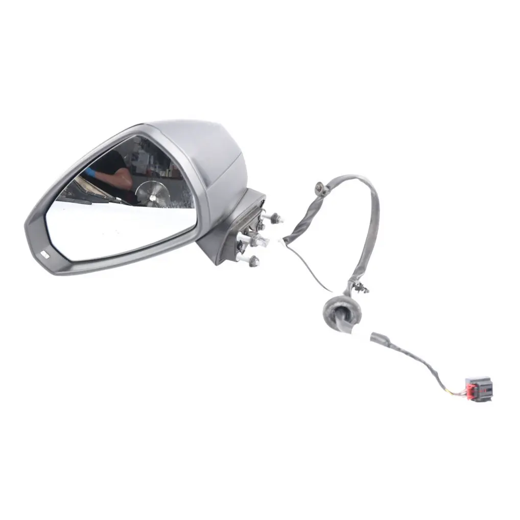 Audi A3 8V Door Wing Mirror Heated Left N/S Brilliant Black - Y9B 8V5857409G