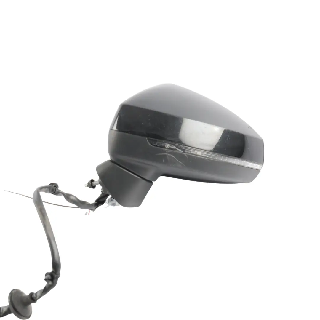 Audi A3 8V Door Wing Mirror Heated Left N/S Brilliant Black - Y9B 8V5857409G - SKU RHD-8V5857409C-BBL - Part number 8V5857409C