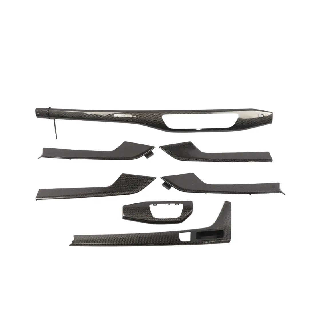 Audi S5 F5 Quattro Dashboard Door Decor Trim Strip Cover Carbon Set - SKU RHD-8W2853189Q - Part number 8W2853189Q