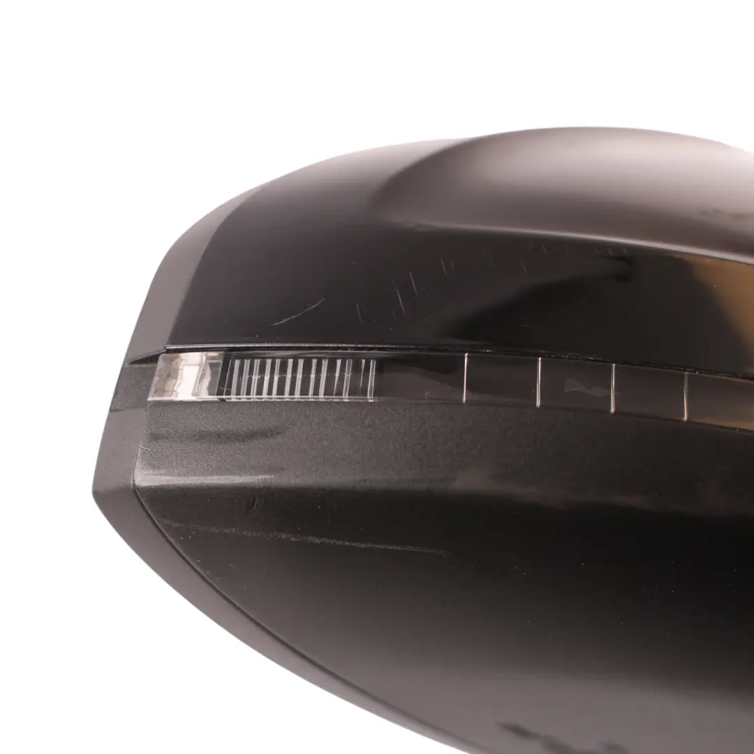 Wing Mirror Heated Electric Right O/S Mythical Black Metallic - Y9T to Audi A4 B9 with Part number 8W2857410F Audi A4 B9 Wing Mirror Heated Electric Right O/S Mythical Black Metallic - Y9T - SKU RHD-8W2857410F-MYB - Part number 8W2857410F