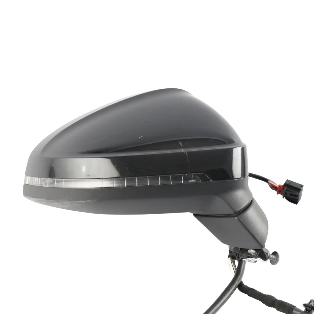 Wing Mirror Heated Electric Right O/S Mythical Black Metallic - Y9T to Audi A4 B9 with Part number 8W2857410F Audi A4 B9 Wing Mirror Heated Electric Right O/S Mythical Black Metallic - Y9T - SKU RHD-8W2857410F-MYB - Part number 8W2857410F