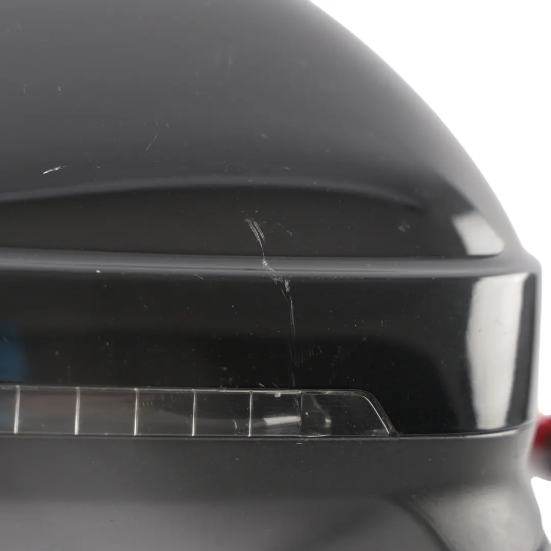 Audi A4 B9 Wing Mirror Heated Electric Right O/S Mythical Black Metallic - Y9T - SKU RHD-8W2857410F-MYB - Part number 8W2857410F