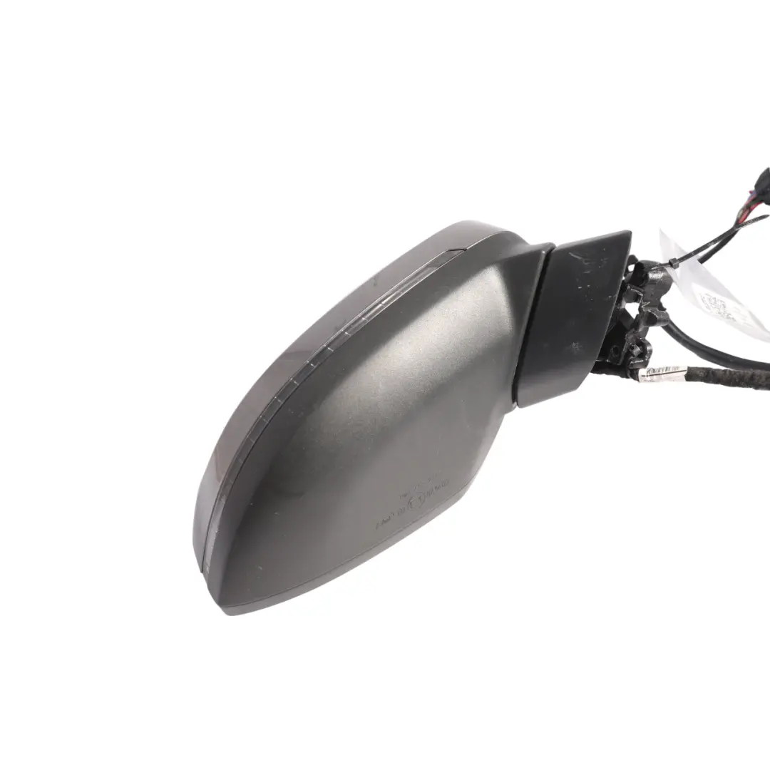 Audi A4 B9 Wing Mirror Heated Power Fold Right O/S Terra Grey - X7H - SKU RHD-8W2857410F-TEG - Part number 8W2857410F