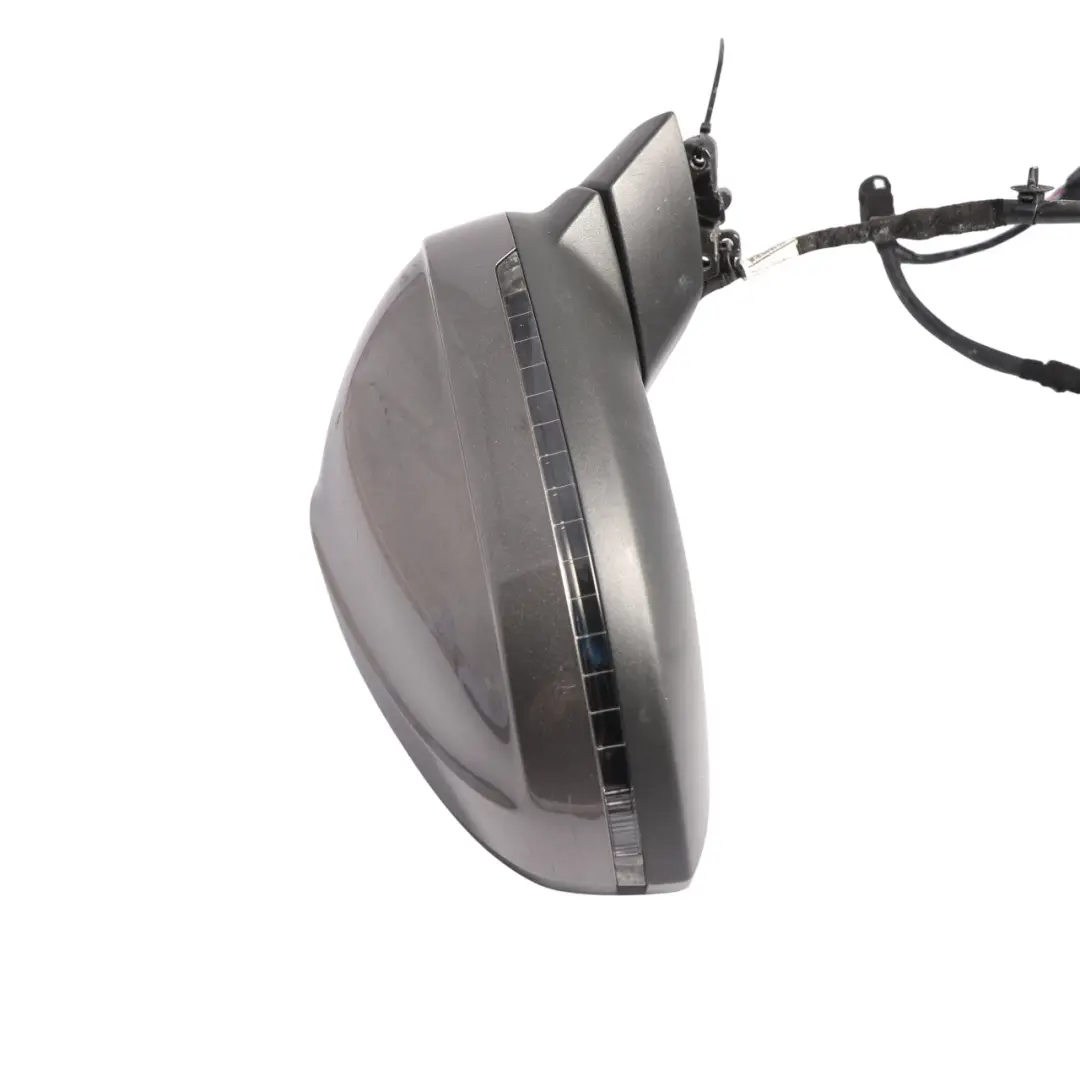 Audi A4 B9 Wing Mirror Heated Power Fold Right O/S Terra Grey - X7H - SKU RHD-8W2857410F-TEG - Part number 8W2857410F