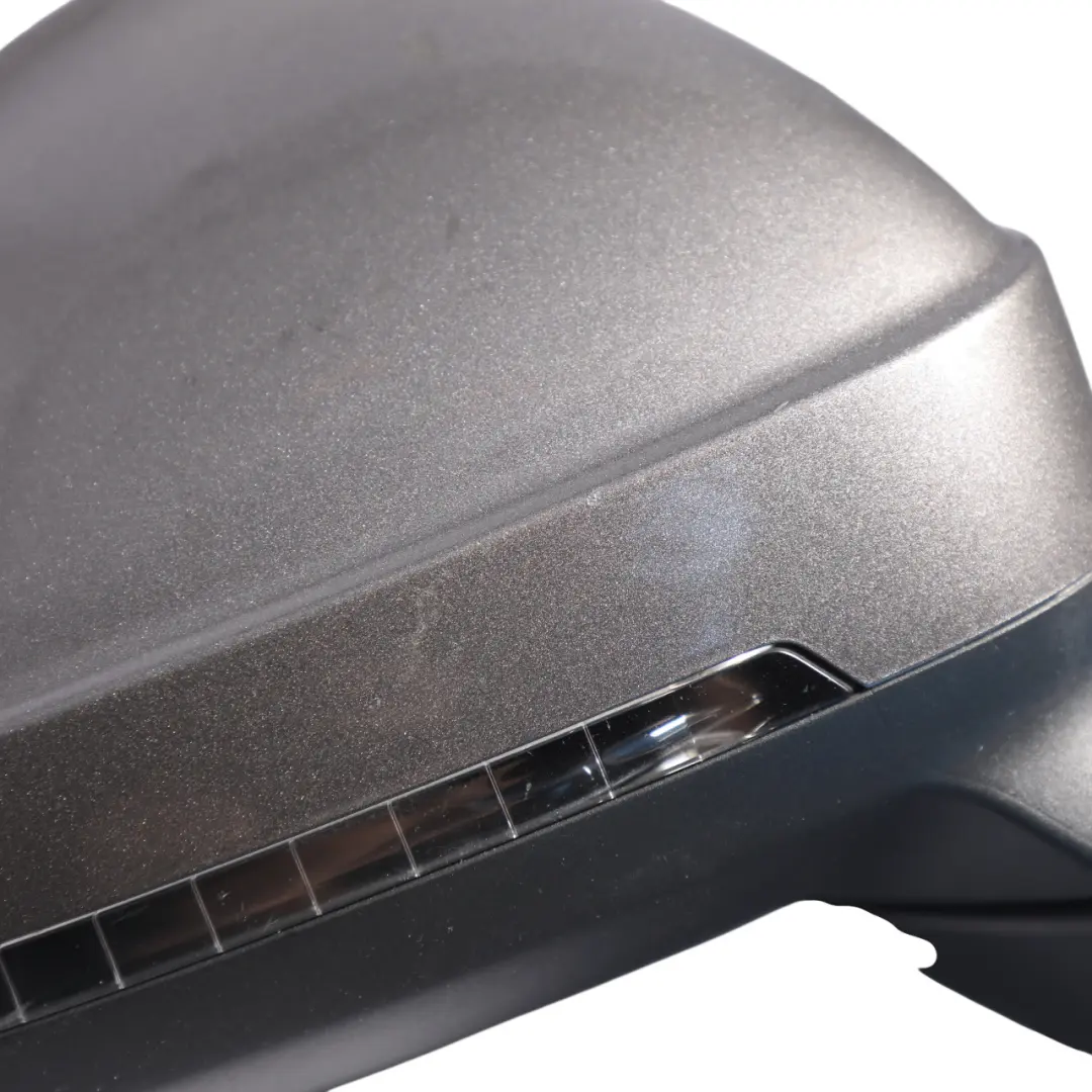 Audi A4 B9 Wing Mirror Heated Power Fold Right O/S Terra Grey - X7H - SKU RHD-8W2857410F-TEG - Part number 8W2857410F