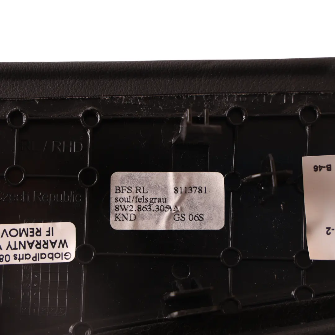 Centre Console Side Trim Console Finisher Left N/S Black to BMW X5 E53 with Part number 8W2863305A BMW X5 E53 Centre Console Side Trim Console Finisher Left N/S Black - SKU RHD-8W2863305A-2 - Part number 8W2863305A