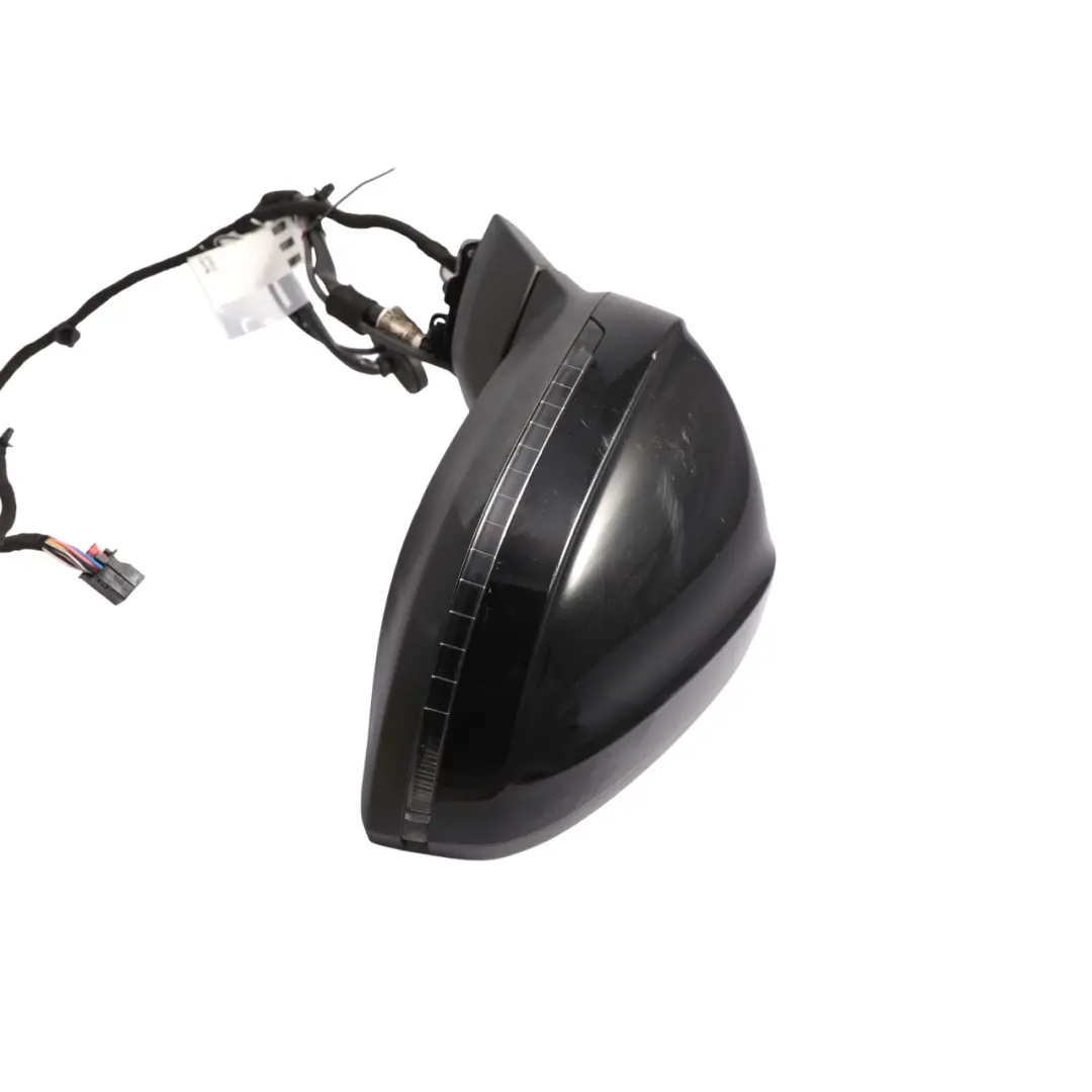 Audi A5 S5 F5 Wing Mirror Heated Fold Dim Camera Left N/S Mythical Black - Y9T - SKU RHD-8W6857409CK-MYB - Part number 8W6857409CK