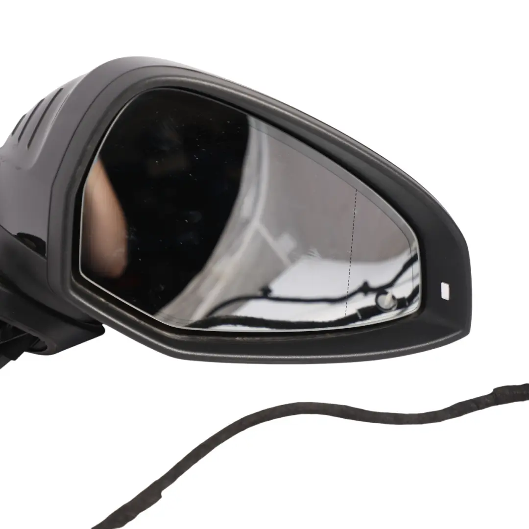 Audi A5 F5 Wing Mirror Heated Electric Right O/S Mythical Black-Y9T - SKU RHD-8W6857410CA-MYB - Part number 8W6857410CA