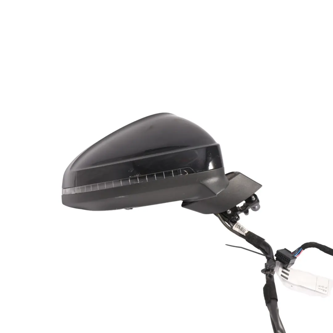 Audi A5 F5 Wing Mirror Heated Electric Right O/S Mythical Black-Y9T - SKU RHD-8W6857410CA-MYB - Part number 8W6857410CA