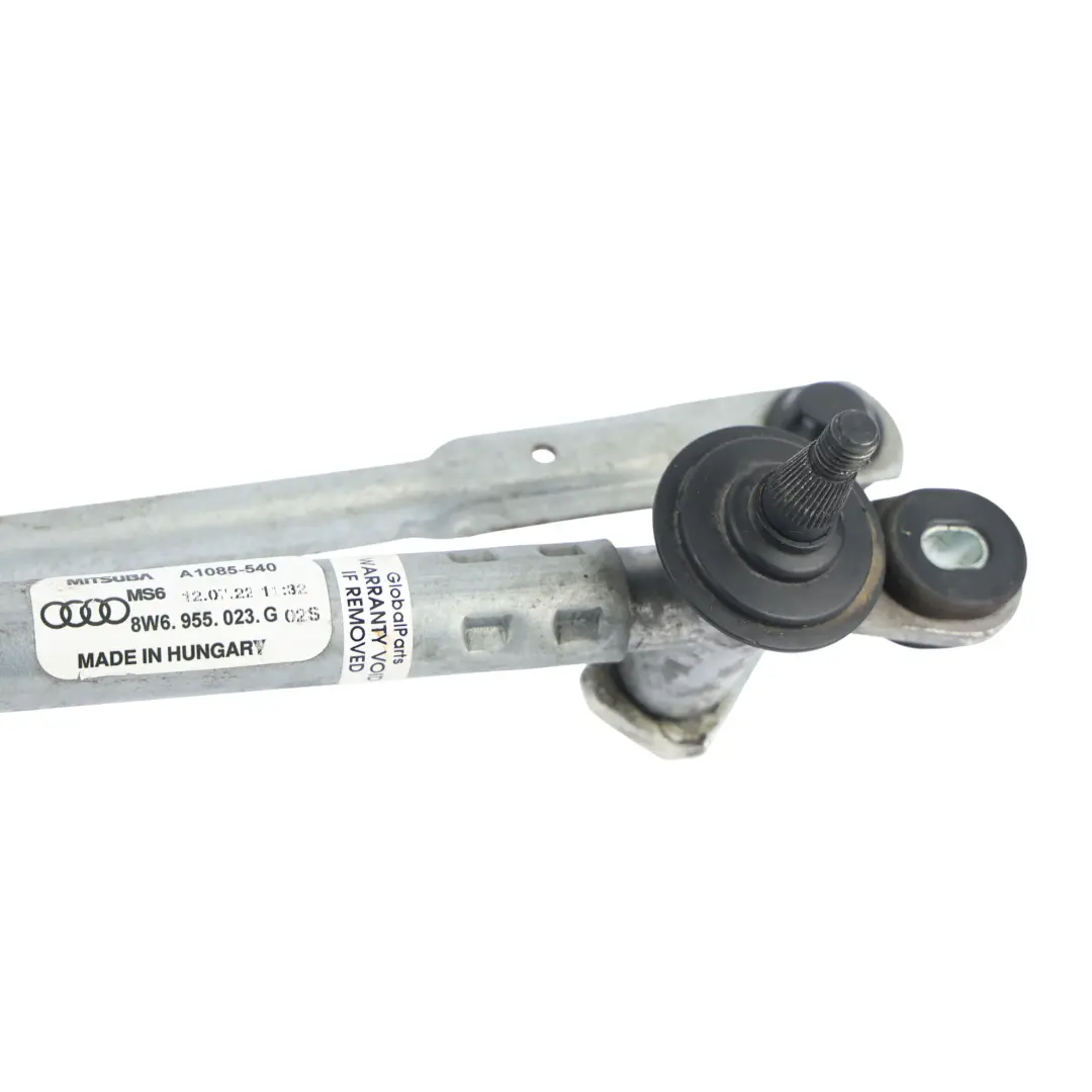 Audi A5 S5 B9 F5 Front Windscreen Wiper Motor Linkage Mechanism - SKU RHD-8W6955023G - Part number 8W6955023G