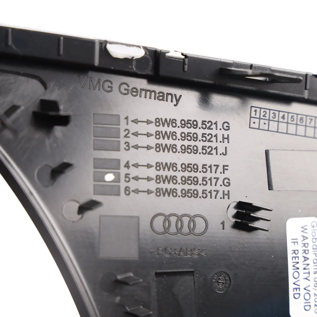Audi A5 S5 F5 Coupe Door Handle Opener Trim Panel Front Left N/S - SKU RHD-8W6959517G-1 - Part number 8W6959517G