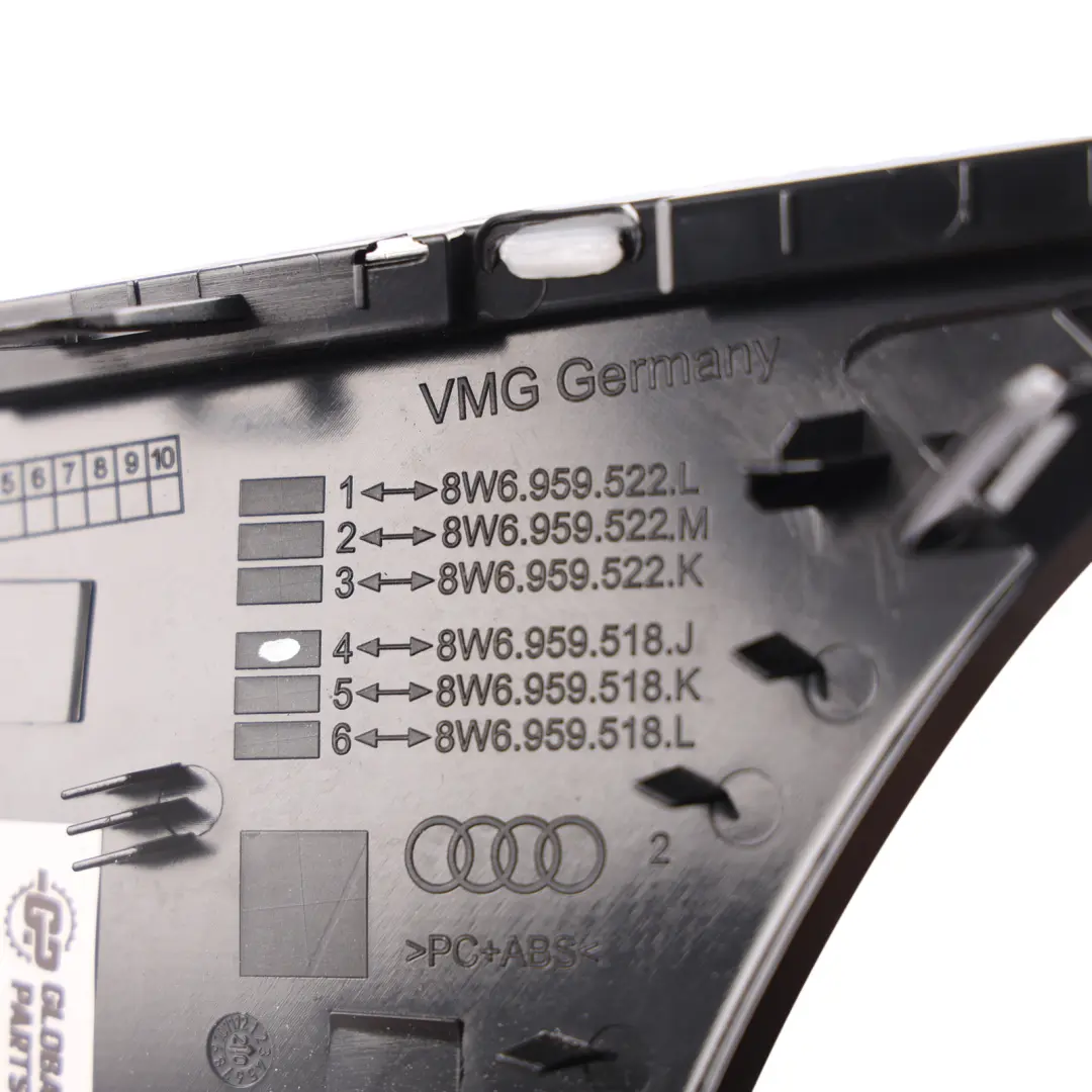 Audi A5 S5 F5 Coupe Door Handle Opener Trim Switch Front Right O/S - SKU RHD-8W6959518J-2 - Part number 8W6959518J