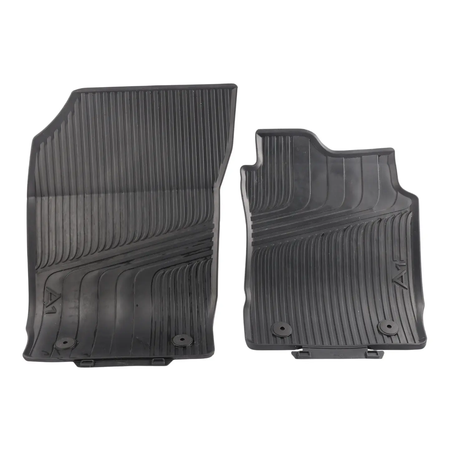 Audi A1 8X Front Footwell Rubber Floor Mats Cover Liner Set 8X2061501