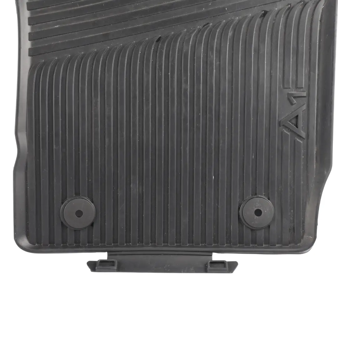 Audi A1 8X Front Footwell Rubber Floor Mats Cover Liner Set - SKU RHD-8X2061501 - Part number 8X2061501