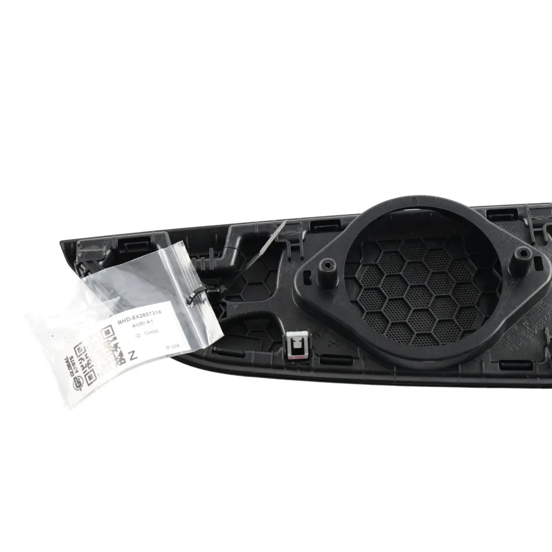 Dashboard Speaker Loudspeaker Panel Trim Cover Grille to Audi A1 8X with Part number 8X2857318 Audi A1 8X Dashboard Speaker Loudspeaker Panel Trim Cover Grille - SKU RHD-8X2857318 - Part number 8X2857318