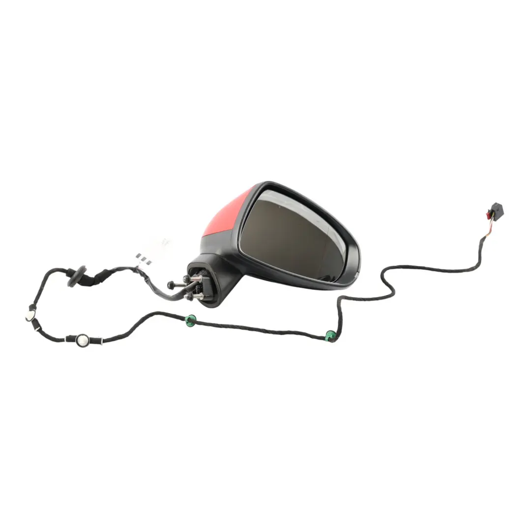 Audi A1 8X Side View Wing Mirror Electric Right O/S 8X2857410R Misano Red Z3M - SKU RHD-8X2857410N-MRE - Part number 8X2857410N