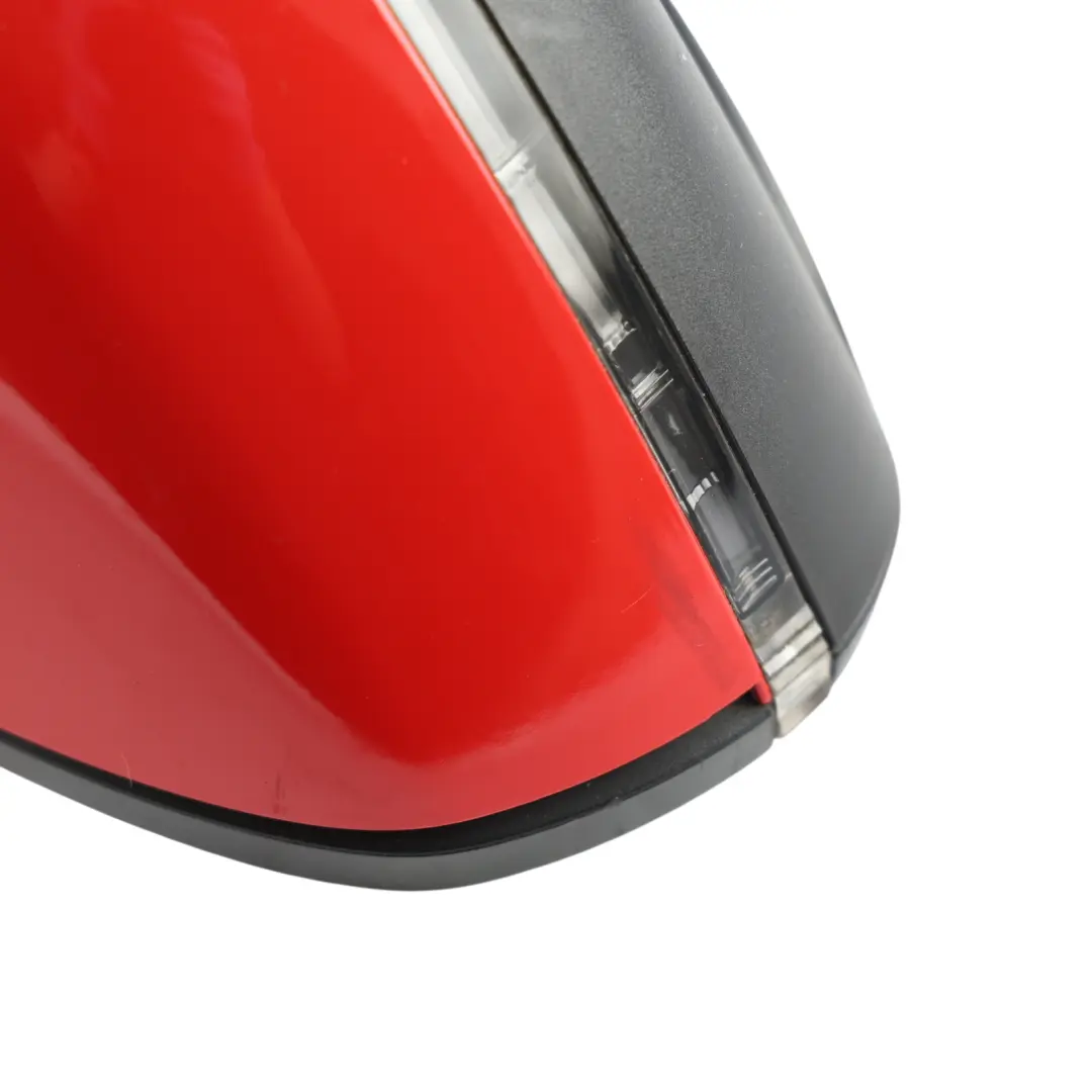 Audi A1 8X Side View Wing Mirror Electric Right O/S 8X2857410R Misano Red Z3M - SKU RHD-8X2857410N-MRE - Part number 8X2857410N