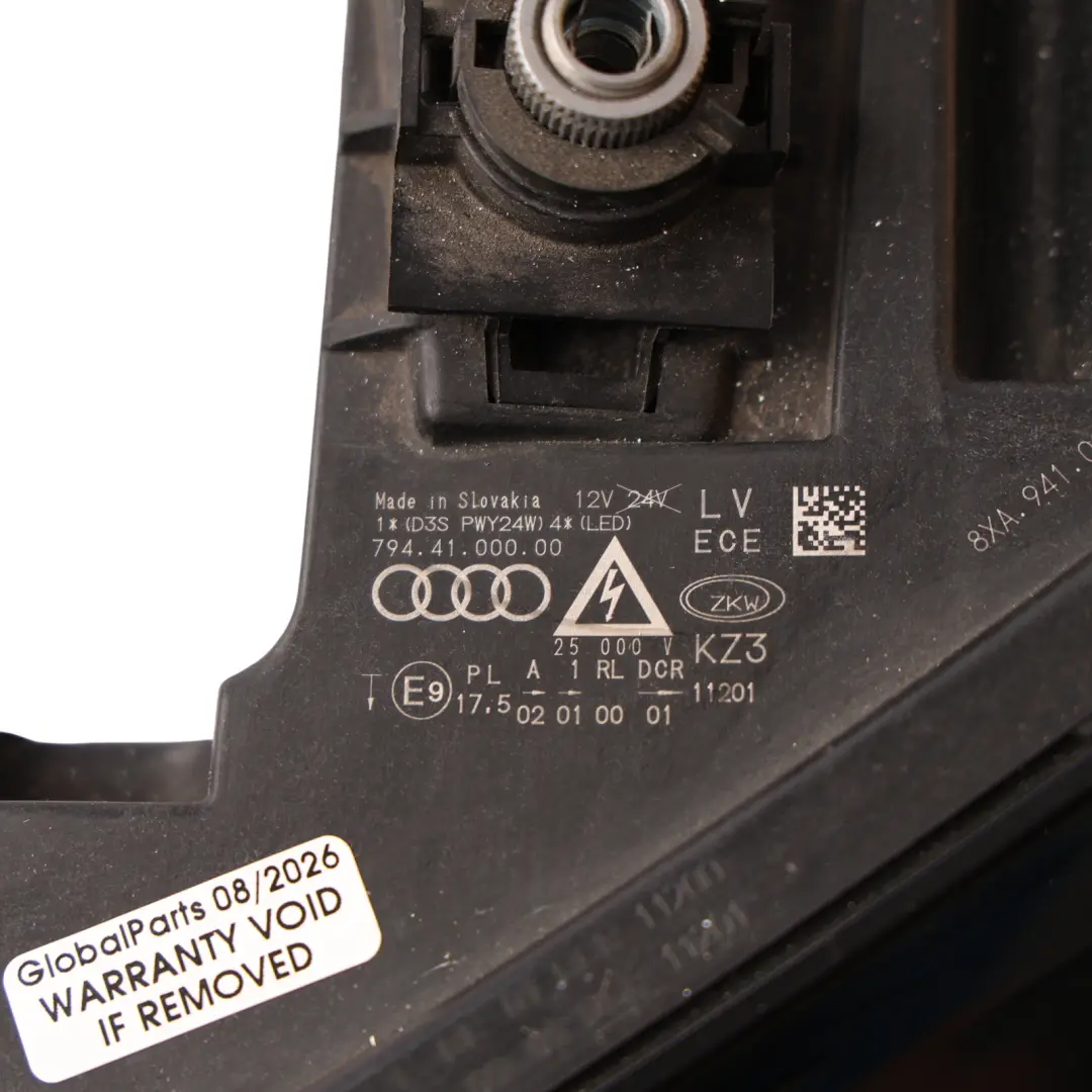 Headlamp Headlight LED Lamp Light Front Left N/S to Audi A1 8X with Part number 8XA941005A Audi A1 8X Headlamp Headlight LED Lamp Light Front Left N/S - SKU RHD-8XA941005A - Part number 8XA941005A
