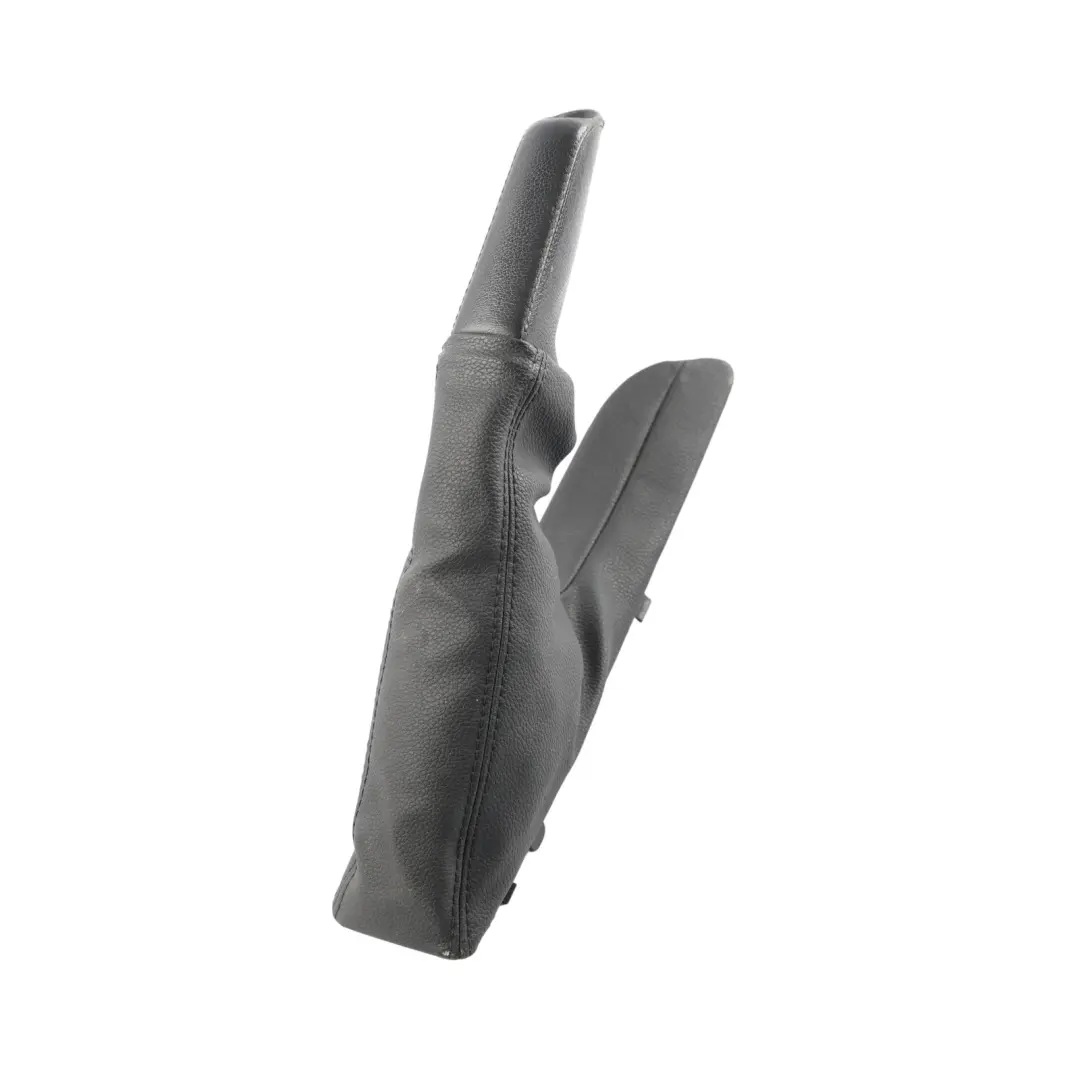 BMW E81 E82 E87 E88 LCI Handbrake Lever Cover Leather Black - SKU RHD-9142753-1 - Part number 9142753