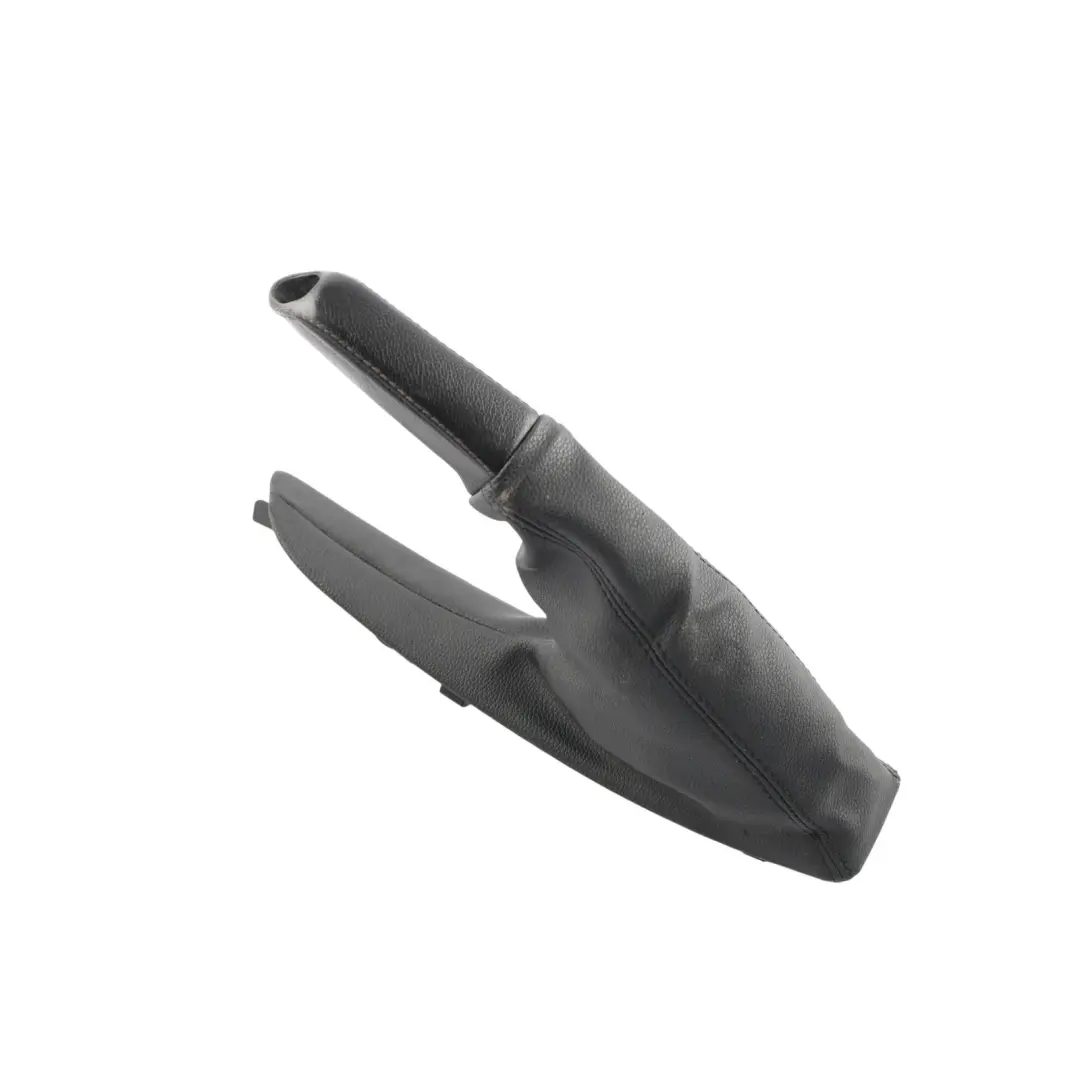 BMW E81 E82 E87 E88 LCI Handbrake Lever Cover Leather Black - SKU RHD-9142753-1 - Part number 9142753