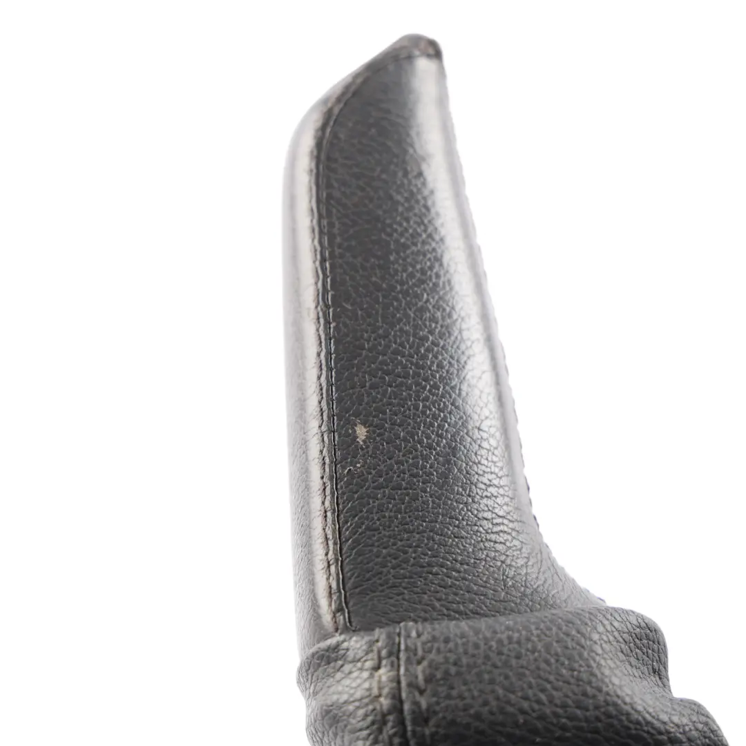 BMW E81 E82 E87 E88 LCI Handbrake Lever Cover Leather Black - SKU RHD-9142753-1 - Part number 9142753
