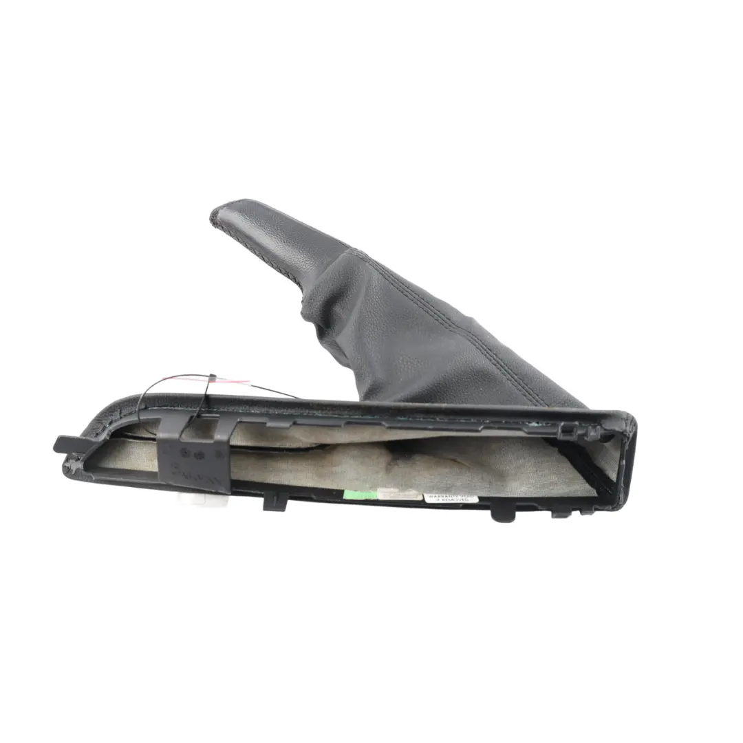 BMW E81 E82 E87 E88 LCI Handbrake Lever Cover Leather Black - SKU RHD-9142753-1 - Part number 9142753