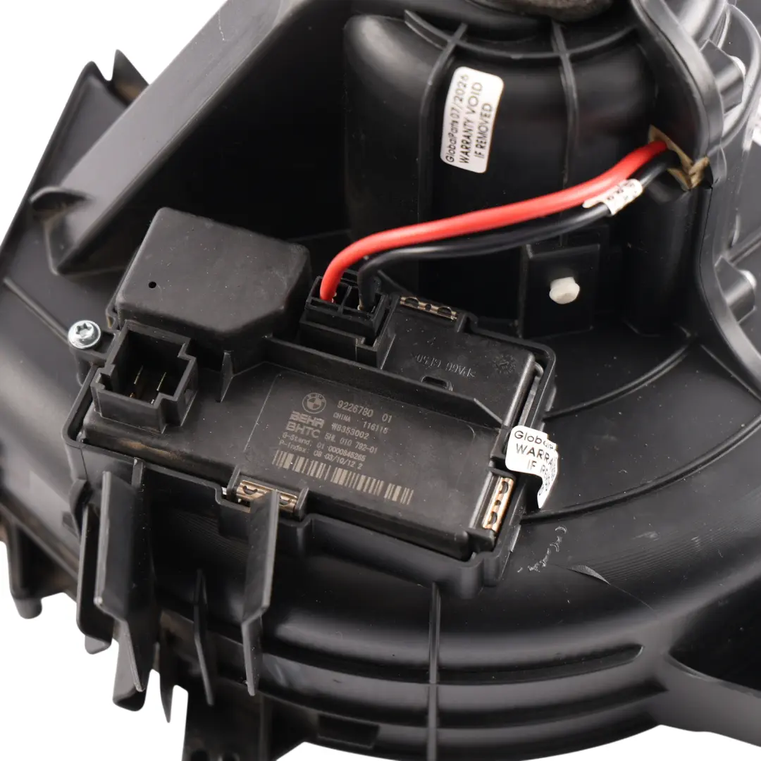 BMW F01 F10 F11 F12 Air Heater Fan Blower Unit Motor - SKU RHD-9248170-5 - Part number 9248170