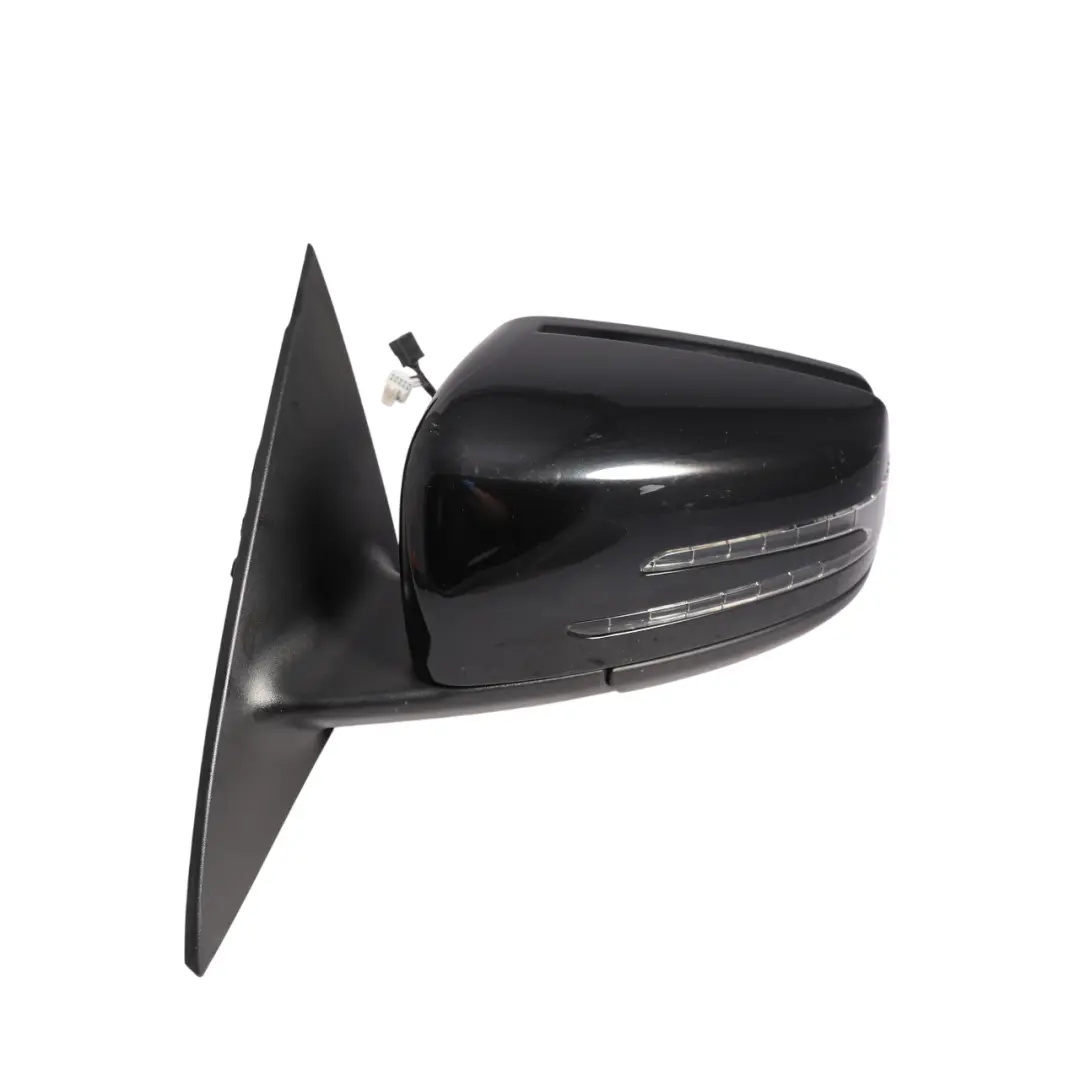 Mercedes C117 Wing Mirror Door Left N/S Auto Dip Power Fold Black - SKU RHD-A1178100976-KB1 - Part number A1178100976