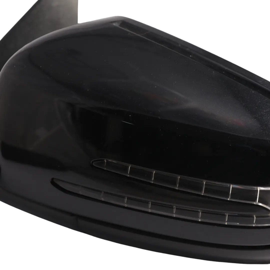 Mercedes C117 Wing Mirror Door Left N/S Outside Kosmos Black Metallic - 191 - SKU RHD-A1178101500-KB - Part number A1178101500