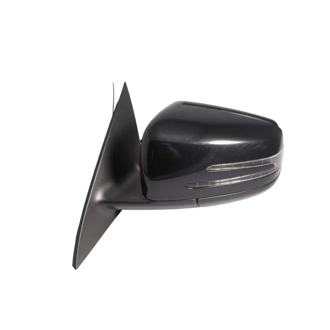 Mercedes C117 Wing Mirror Door Left N/S Outside Kosmos Black Metallic - 191 - SKU RHD-A1178101500-KB - Part number A1178101500