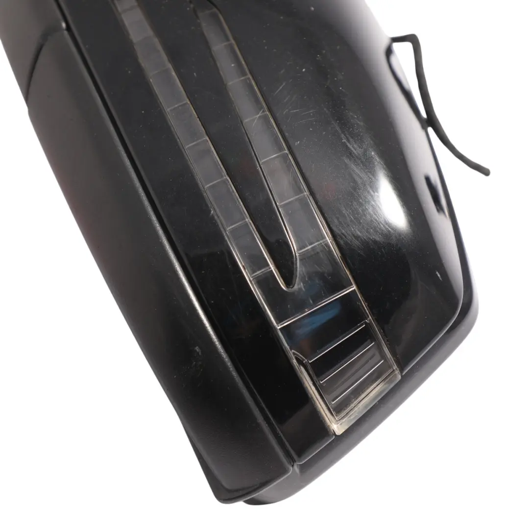 Mercedes C117 Wing Mirror Door Left N/S Outside Kosmos Black Metallic - 191 - SKU RHD-A1178101500-KB - Part number A1178101500