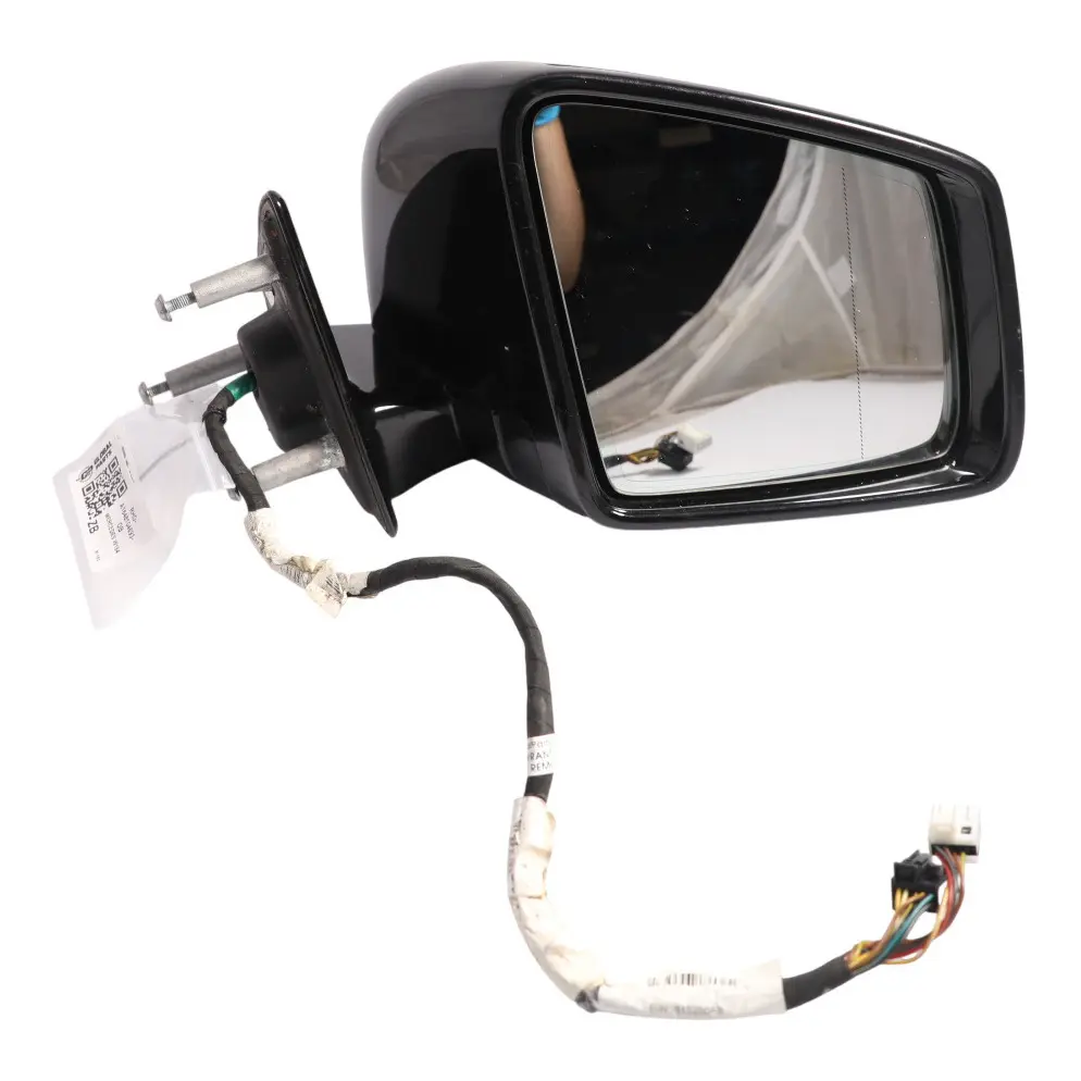 Mercedes W164 Wing Mirror Electric Outside Door Right O/S Obsidian Black - 197