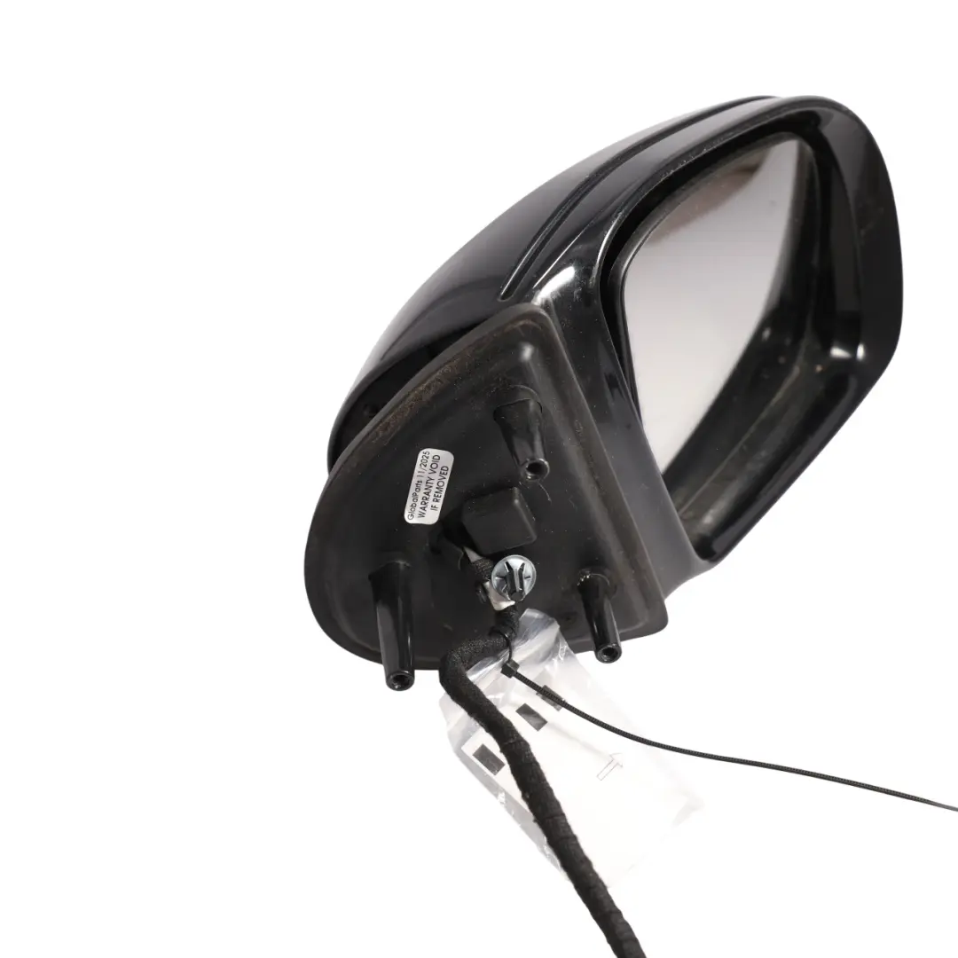 Mercedes ML W166 Wing Mirror Right O/S Power Fold Auto Dim Obsidian Black - 197 - SKU RHD-A1668100001-OB - Part number A1668100001