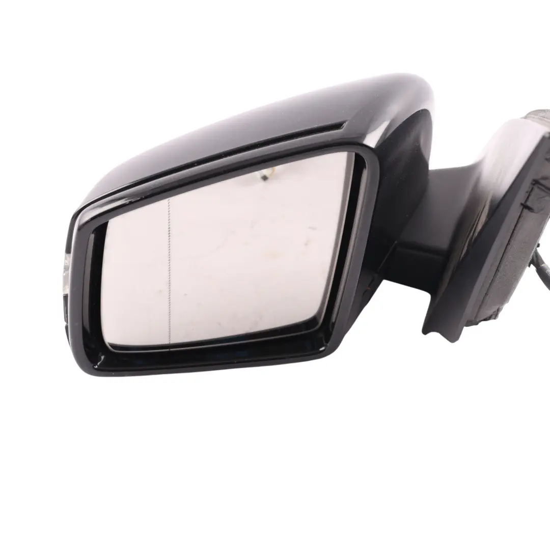Wing Mirror Left N/S Power Fold Auto Dim Obsidian Black - 197 to Mercedes ML W166 with Part number A1668108500 Mercedes ML W166 Wing Mirror Left N/S Power Fold Auto Dim Obsidian Black - 197 - SKU RHD-A1668108500-OB - Part number A1668108500