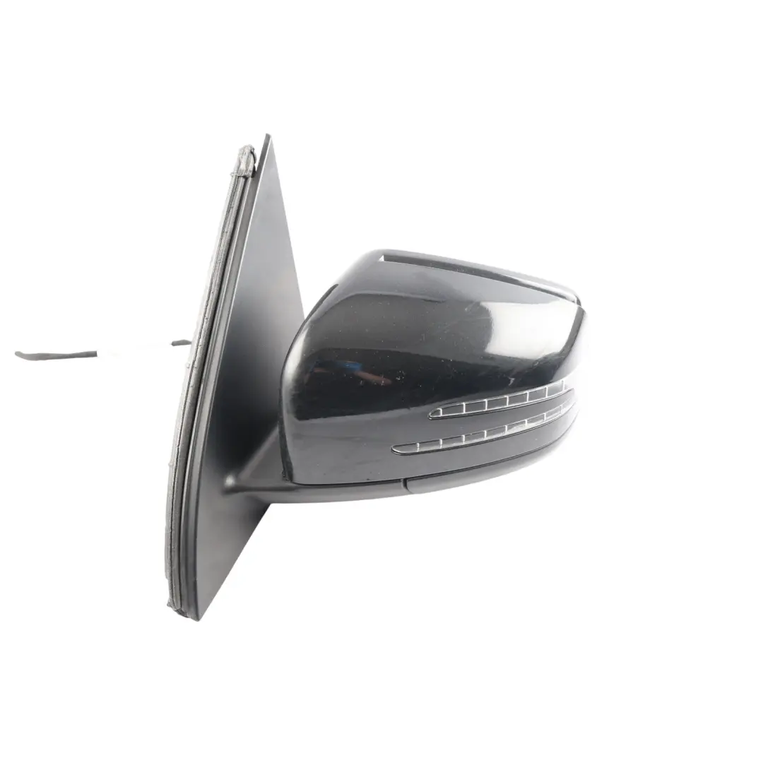 Wing Mirror Left N/S Power Fold Auto Dim Obsidian Black - 197 to Mercedes ML W166 with Part number A1668108500 Mercedes ML W166 Wing Mirror Left N/S Power Fold Auto Dim Obsidian Black - 197 - SKU RHD-A1668108500-OB - Part number A1668108500