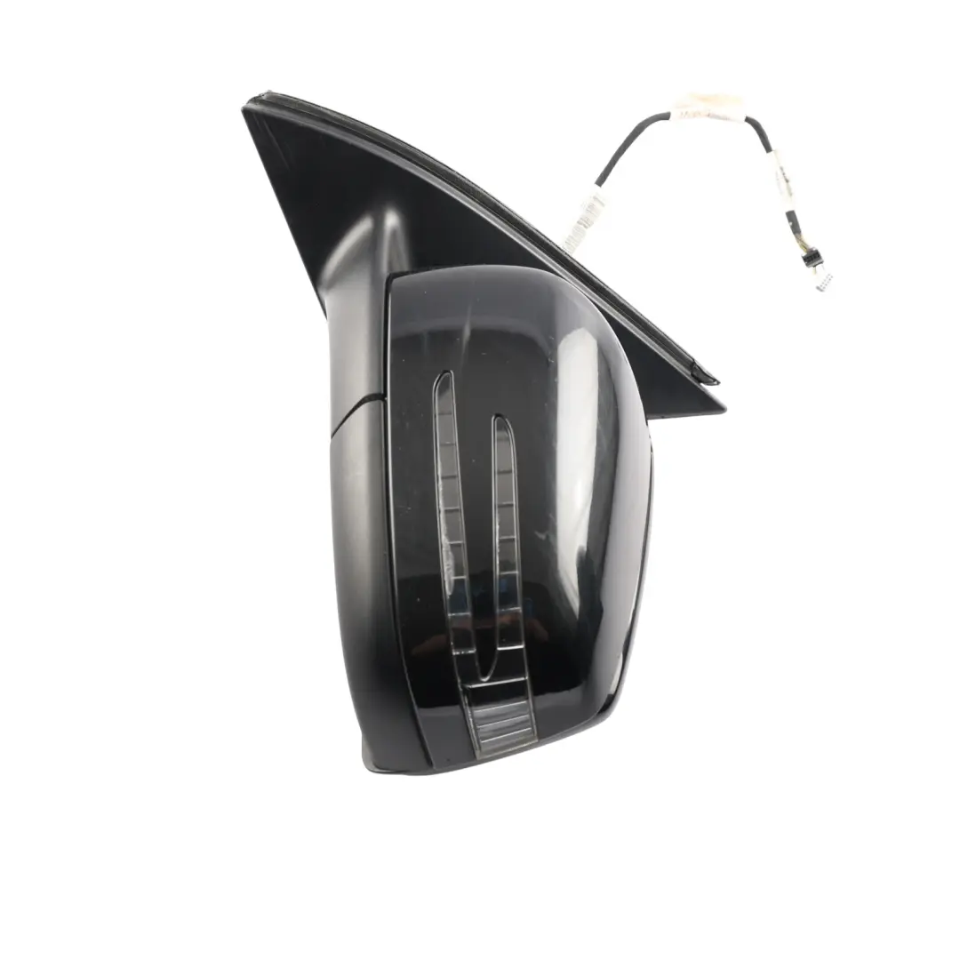 Wing Mirror Left N/S Power Fold Auto Dim Obsidian Black - 197 to Mercedes ML W166 with Part number A1668108500 Mercedes ML W166 Wing Mirror Left N/S Power Fold Auto Dim Obsidian Black - 197 - SKU RHD-A1668108500-OB - Part number A1668108500