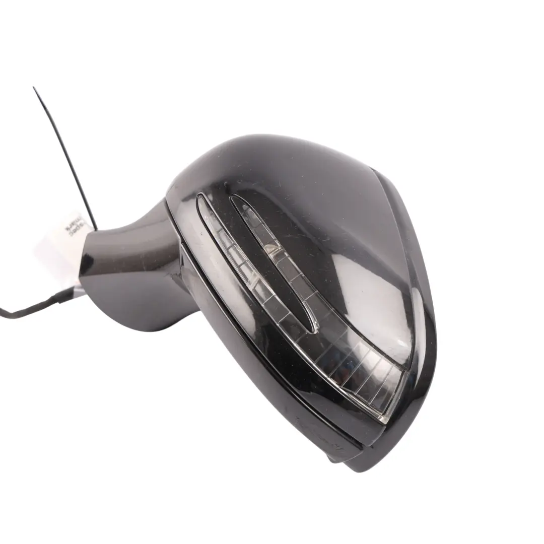 Mercedes SLK R172 Wing Mirror Power Fold Auto Dim Left N/S Obsidian Black - 197 - SKU RHD-A1728100376-OB - Part number A1728100376