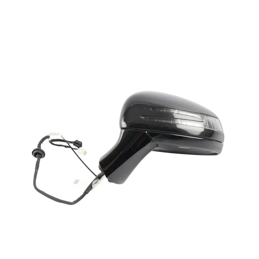 Mercedes SLK R172 Wing Mirror Power Fold Auto Dim Left N/S Obsidian Black - 197 - SKU RHD-A1728100376-OB - Part number A1728100376