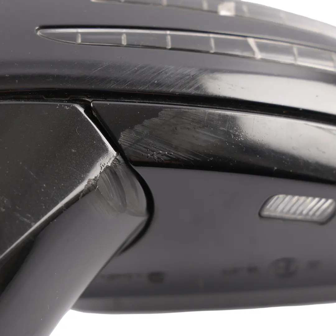 Mercedes SLK R172 Wing Mirror Power Fold Auto Dim Left N/S Obsidian Black - 197 - SKU RHD-A1728100376-OB - Part number A1728100376