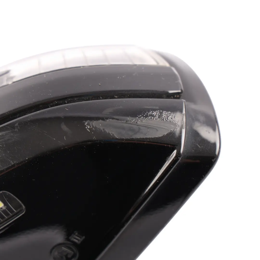 Mercedes SLK R172 Wing Mirror Power Fold Auto Dim Left N/S Obsidian Black - 197 - SKU RHD-A1728100376-OB - Part number A1728100376