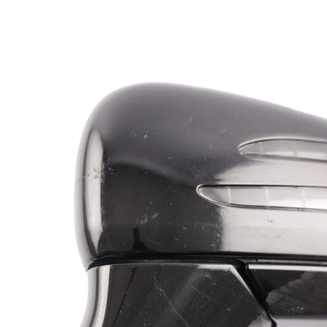Mercedes SLK R172 Wing Mirror Power Fold Auto Dim Left N/S Obsidian Black - 197 - SKU RHD-A1728100376-OB - Part number A1728100376